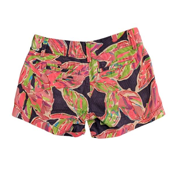 Lilly Pulitzer The Vias Palmetto Callahan Short - Womens Size 000 - Preowned - Picture 2 of 3